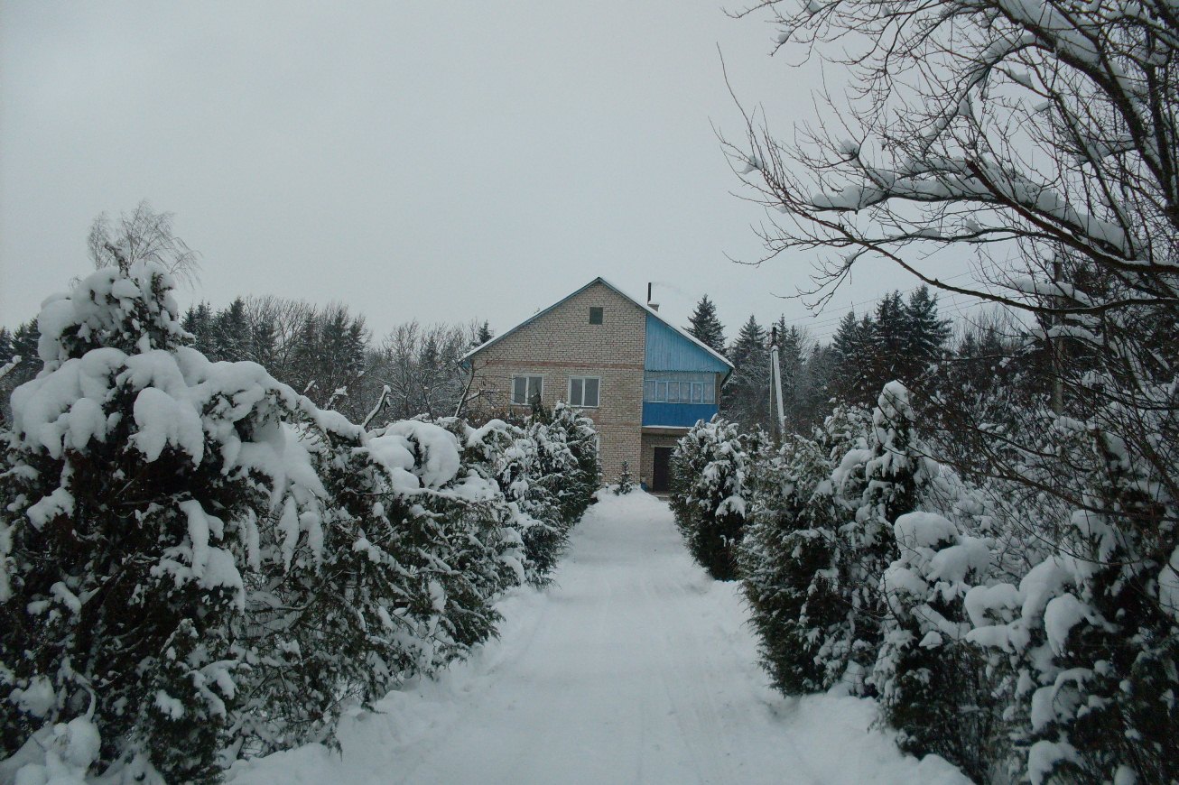 Дом зимой, туризм и отдых в Беларуси, агро туризм